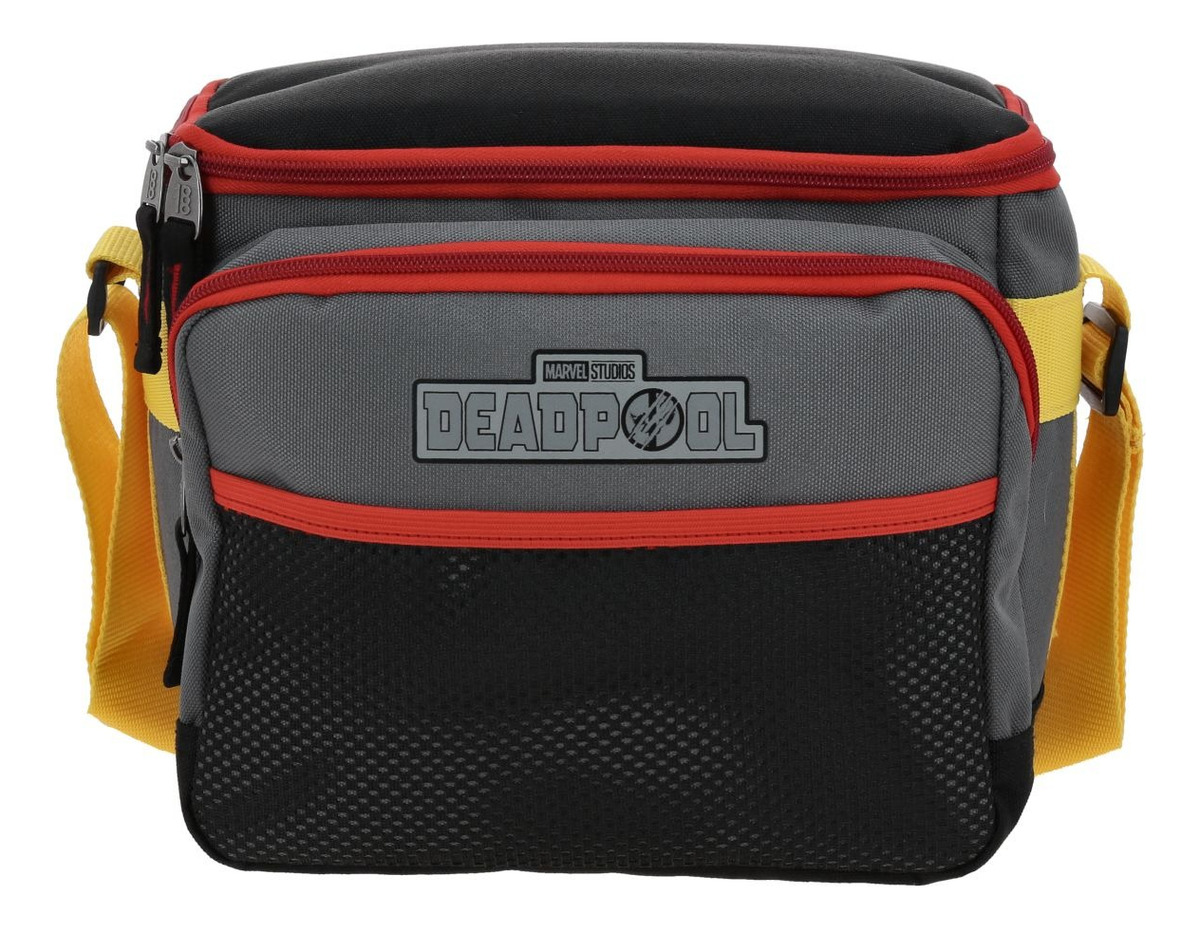 Kit Escolar Mochila Lapicera Y Lonchera Chenson Deadpool Pulver Gris 5