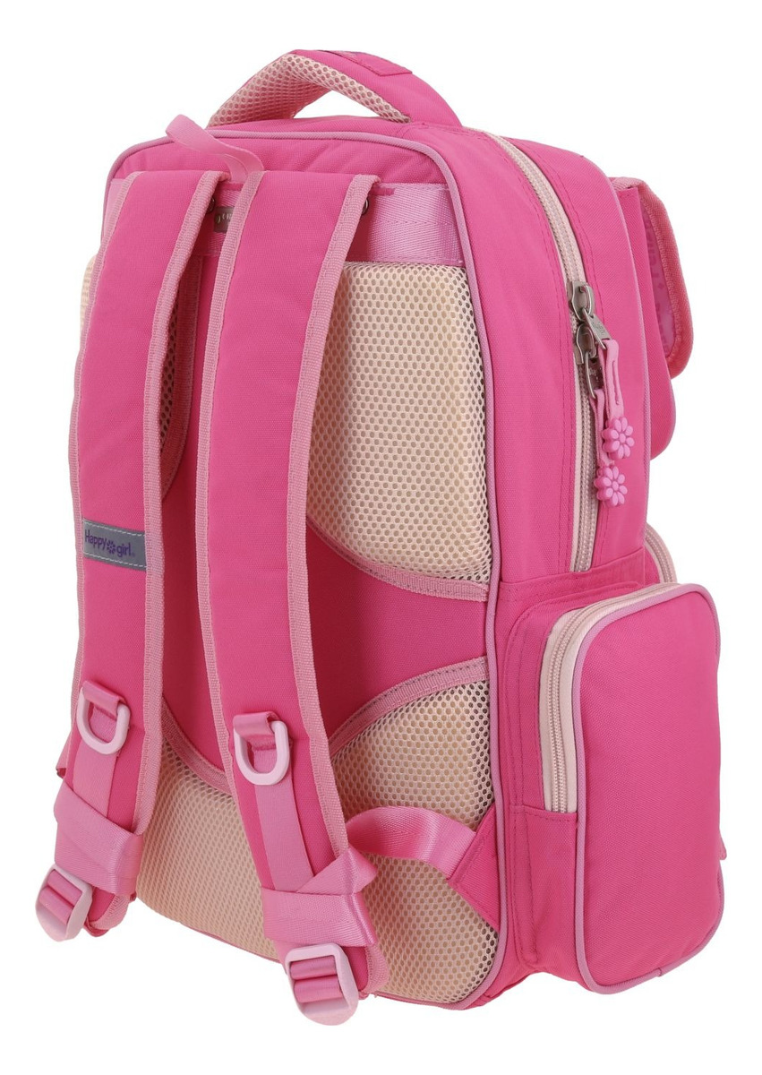 Kit Escolar Mochila Lonchera Y Lapicera Chenson Happy Girl Strong Color Rosa Primaria 3