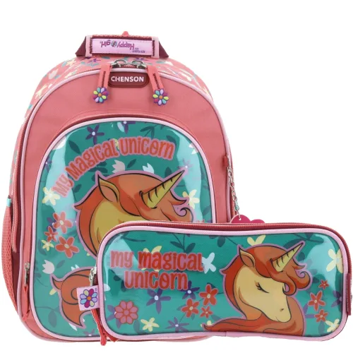 Kit Escolar Happy Girl by Chenson (Mochila + Lapicera) infantil