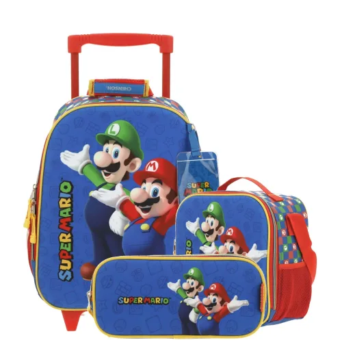 Kit Kinder Infantil Mario Bros Chenson