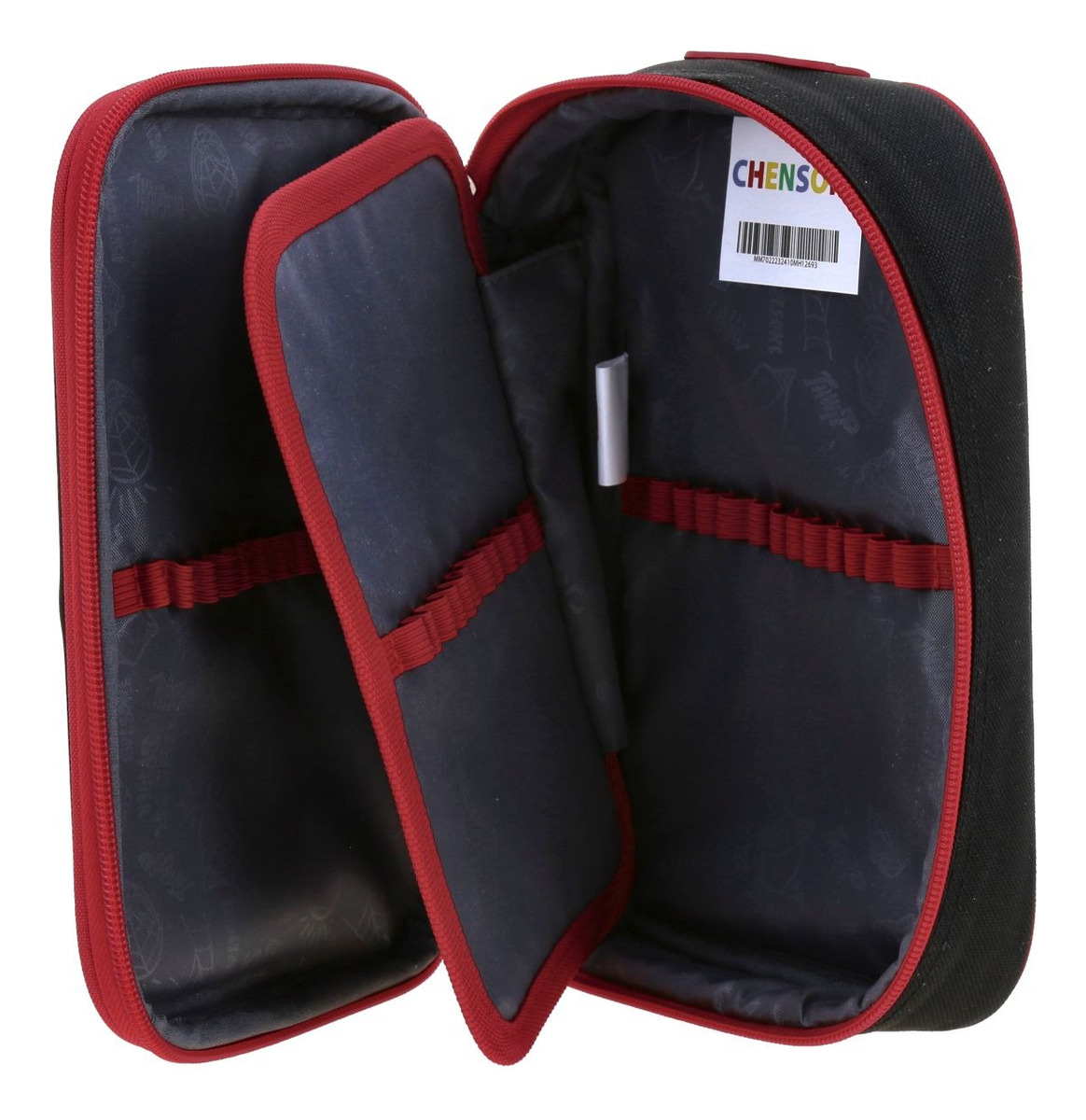 Kit Mochila A Ruedas Lonchera Y Lapicera Chenson Miles Morales Spiderman Negro. Niños Mm70223-kb3 - vista 2