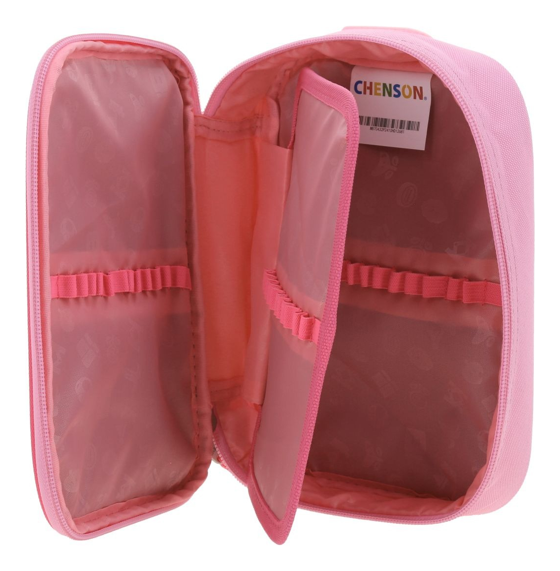 Kit Mochila Lapicera Y Lonchera Chenson Super Mario Peach Kiut Color Rosa Escolar Niñas - vista 2