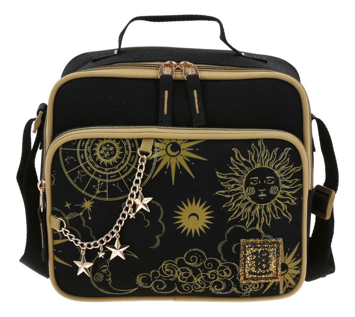 Kit Mochila Lonchera Y Lapicera Chenson 1818 Suria Color Negro 5