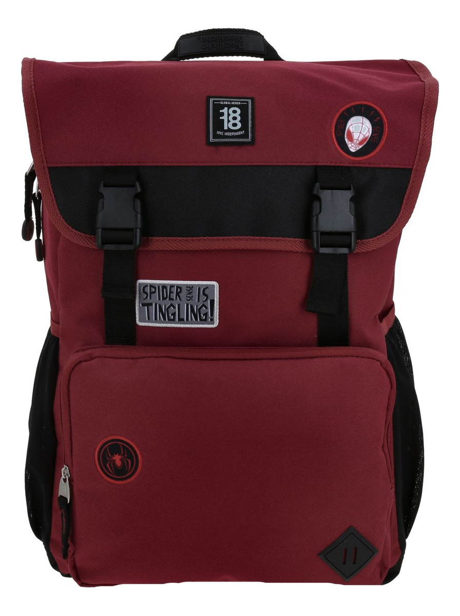 Kit Mochila Lonchera Y Lapicera Chenson Miles Morales Spiderman Escolar Mm70517-kc3 2