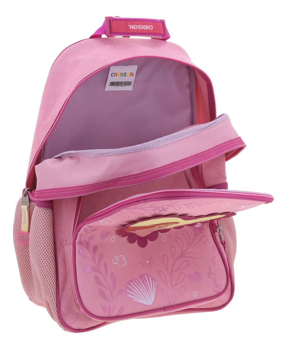 Kit Mochila Lonchera Y Lapicera Chenson Princesas Ariel Color Rosa Escolar Primaria Pr70192-kc3 4