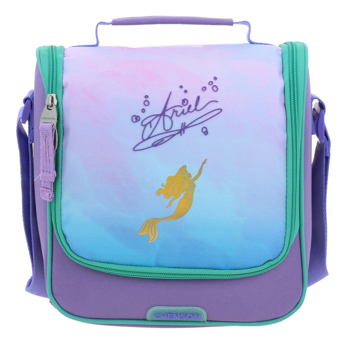 Kit Mochila Lonchera Y Lapicera Chenson Princesas Ariel Escolar Primaria Niñas Pr70266-kc3 Violeta 5