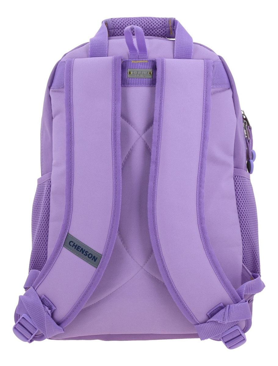 Kit Mochila Lonchera Y Lapicera Chenson Princesas Paski Violeta Pr70527-kc3 Escolar 3