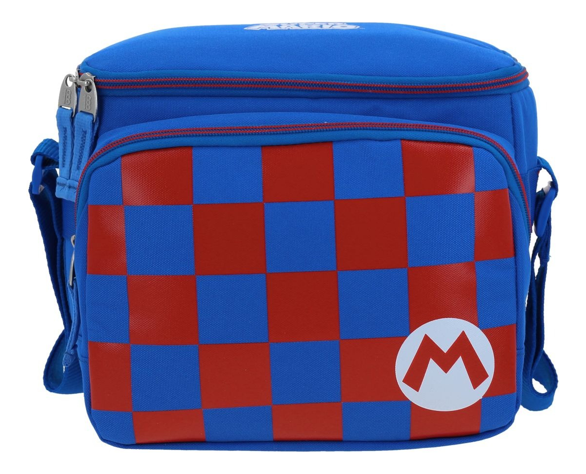 Kit Mochila Lonchera Y Lapicera Chenson Super Mario Escolar Color Azul 5