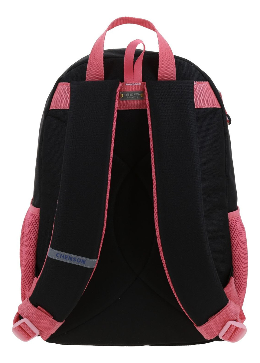 Kit Mochila Lonchera Y Lapicera Chenson Super Mario Tonsker Escolar Negro Y Rosa Ninas Mb70669-kc3 3