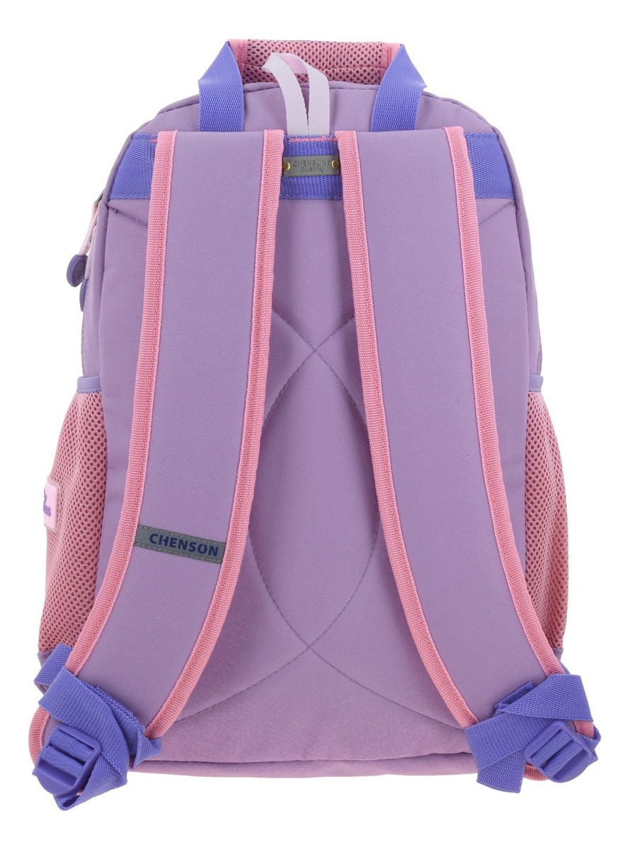 Kit Mochila Lonchera Y Lapicera Escolar Chenson Stardust Princesas Color Violeta Pr70631-kc3 3