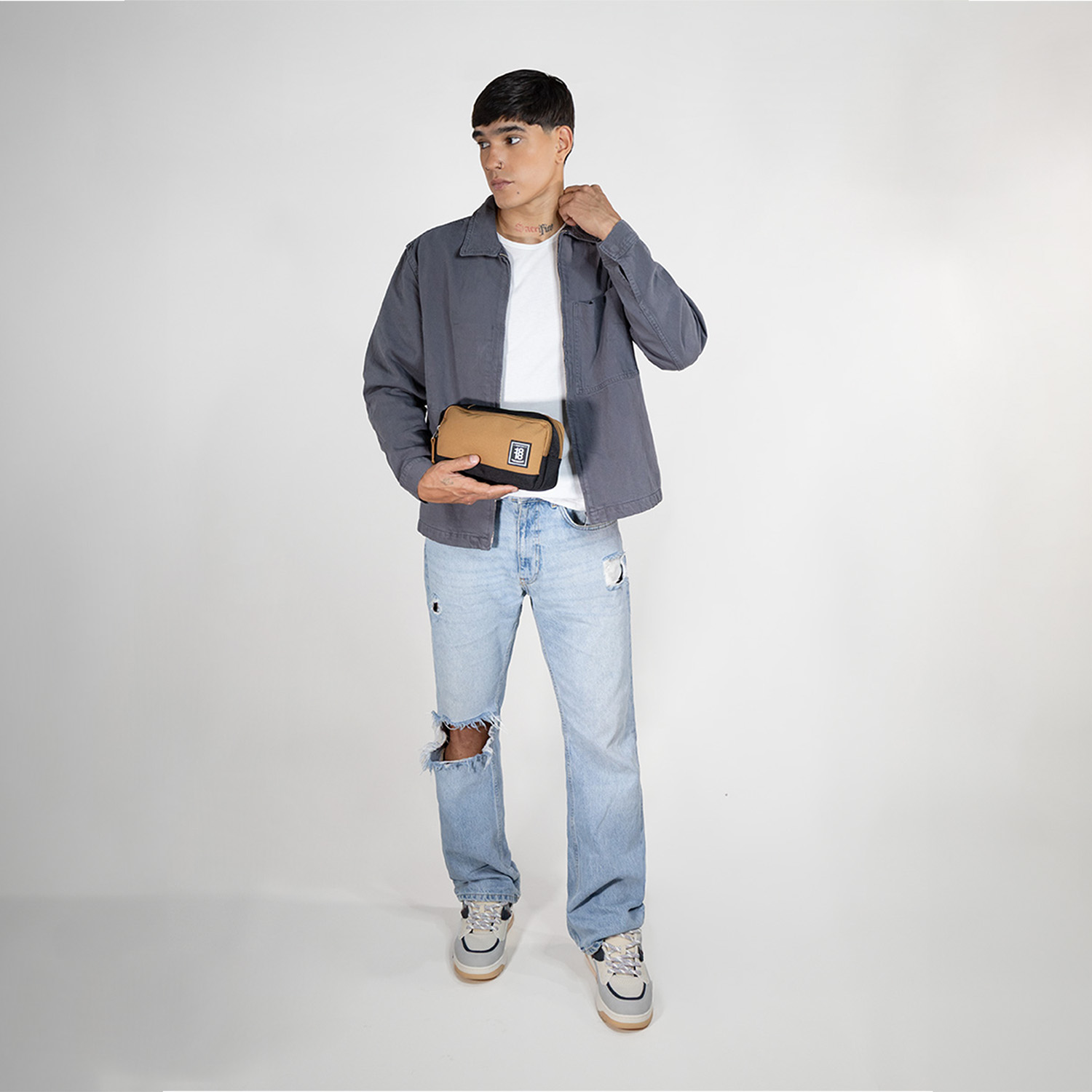 Lapicera 1818 by Chenson Beige | Estuche Escolar Doble Compartimento - vista 2