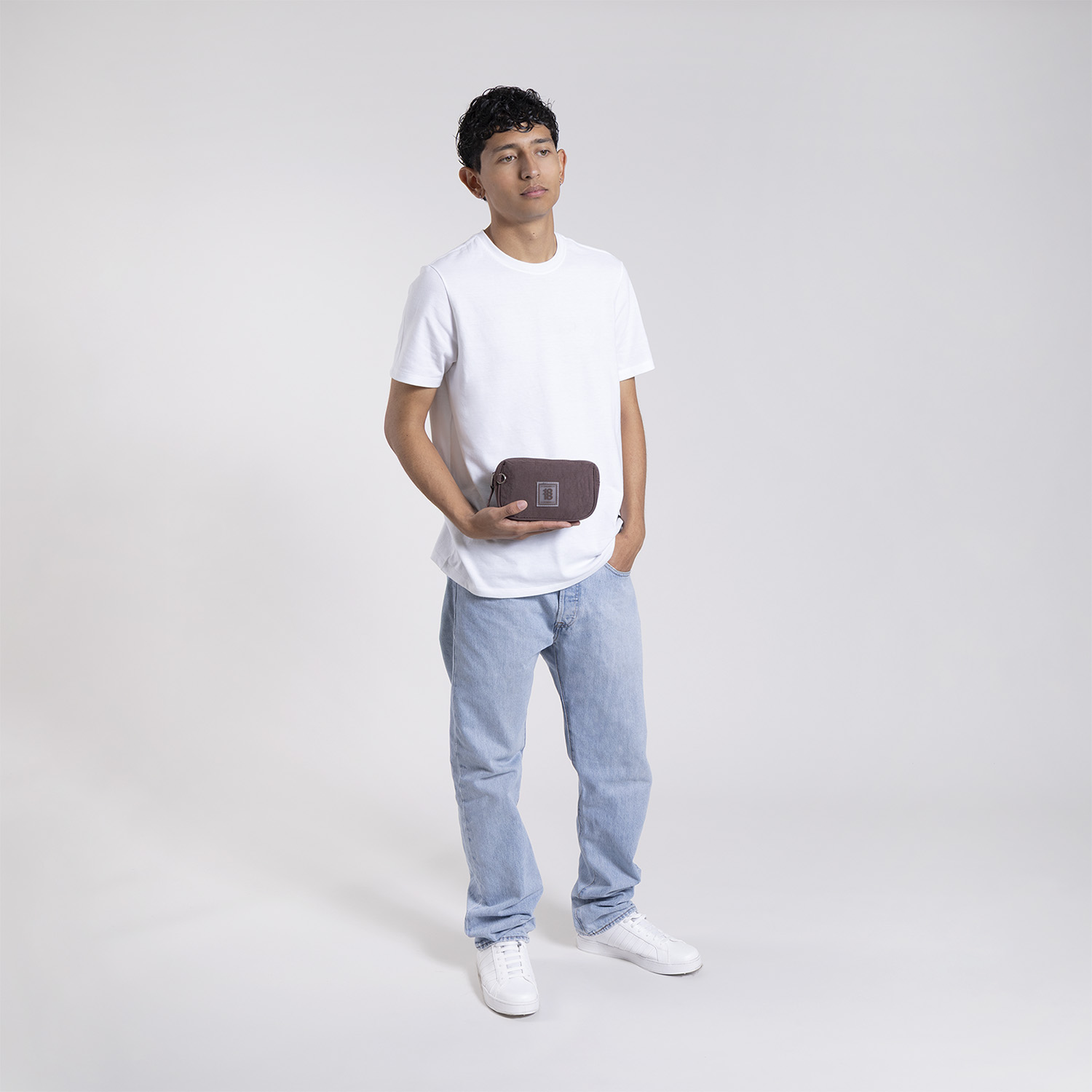 Lapicera 1818 by Chenson café con organizador interno – Estuche escolar juvenil - vista 2