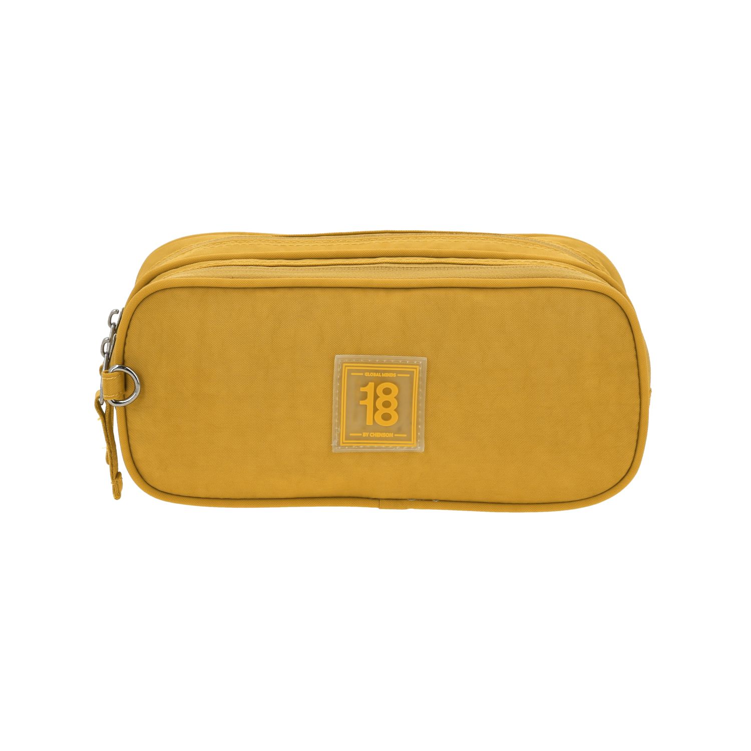Lapicera amarilla 1818 by Chenson – Estuche escolar juvenil con doble compartimento