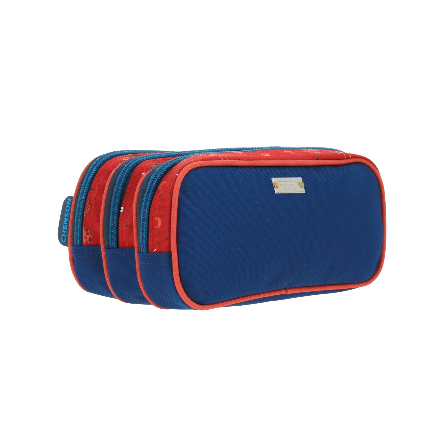 Lapicera Chenson Original Magenta con Triple Compartimento – Estuche Escolar Ideal 3