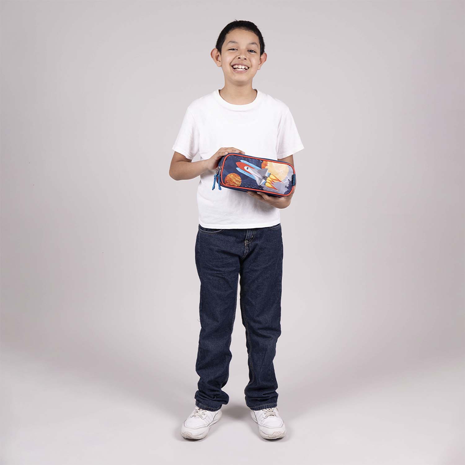 Lapicera Chenson Original Magenta con Triple Compartimento – Estuche Escolar Ideal - vista 2