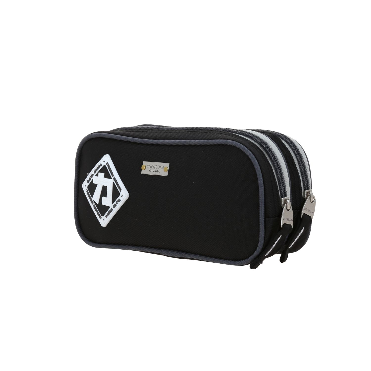 Lapicera Chenson Original Negra con Doble Compartimento para Escuela 5