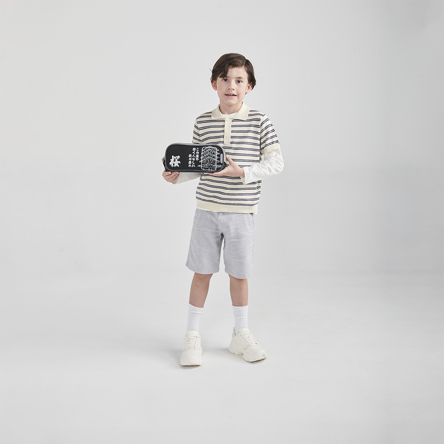 Lapicera Chenson Original Negra con Doble Compartimento para Escuela - vista 2