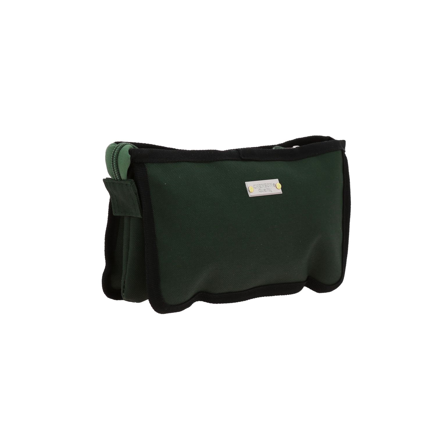 Lapicera Chenson Original Verde con Amplio Bolsillo y Cierres 3