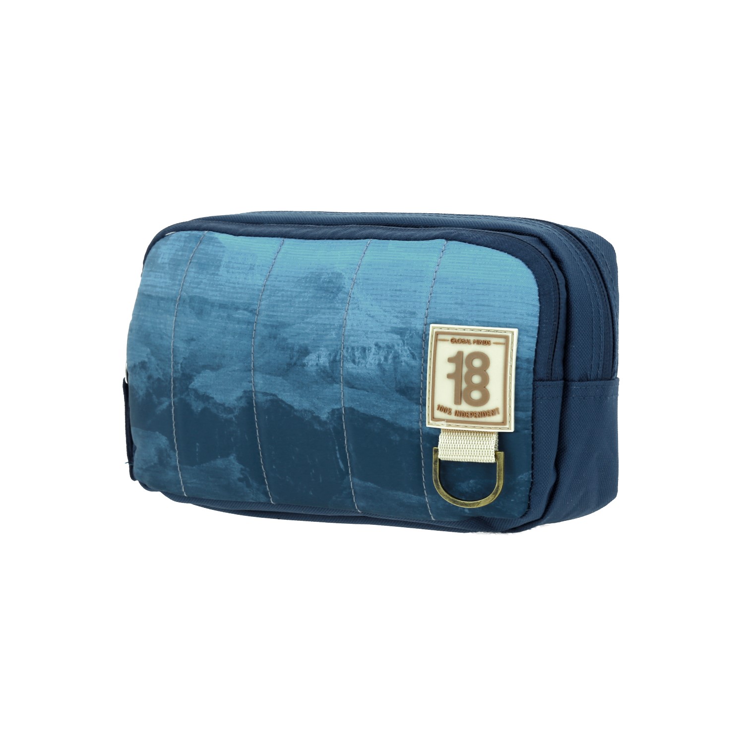 Lapicera Doble Compartimento Azul 1818 by Chenson para Uso Juvenil 2