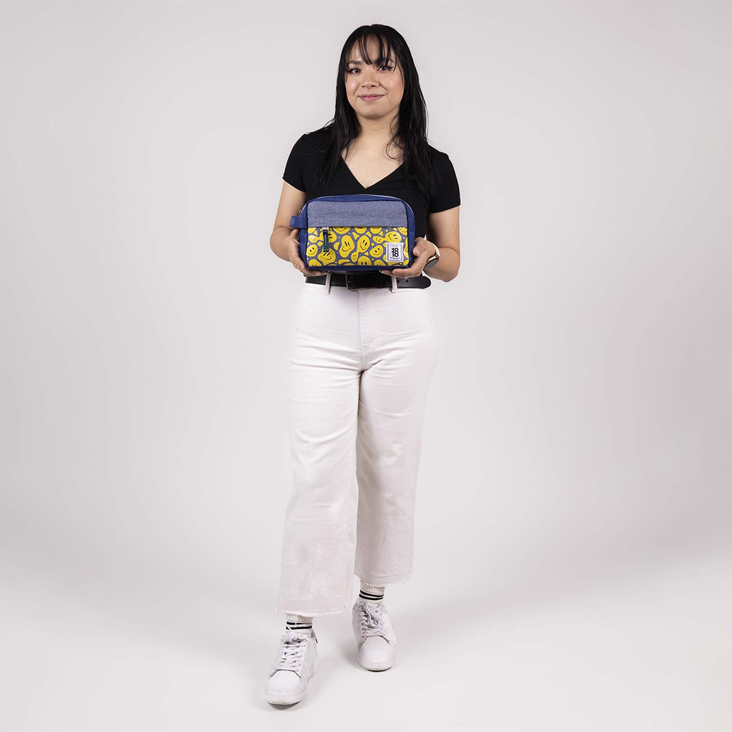 Lapicera escolar 1818 by Chenson azul con amplio compartimento y cierre - vista 2