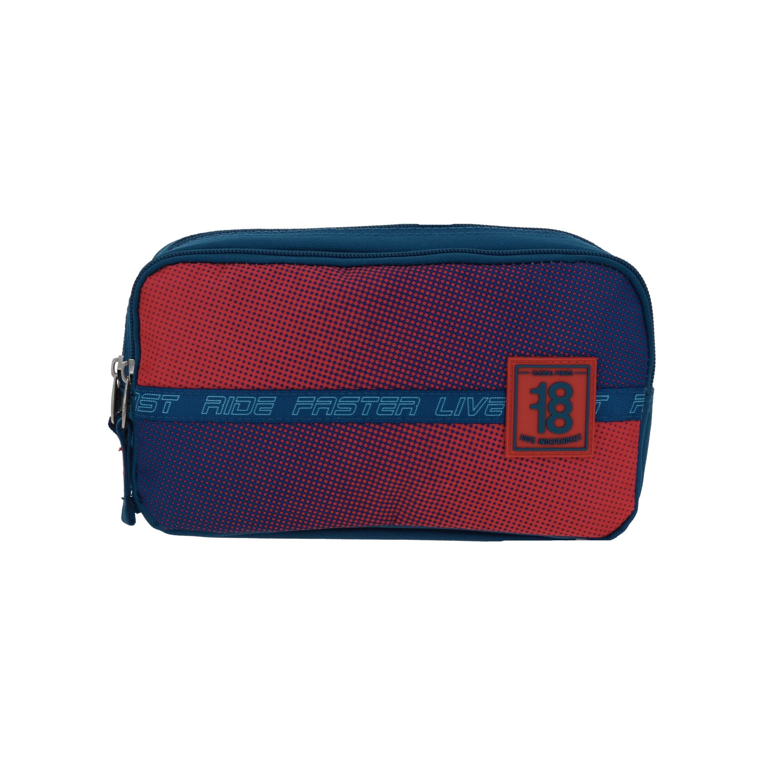 Lapicera escolar 1818 by Chenson azul con doble compartimento