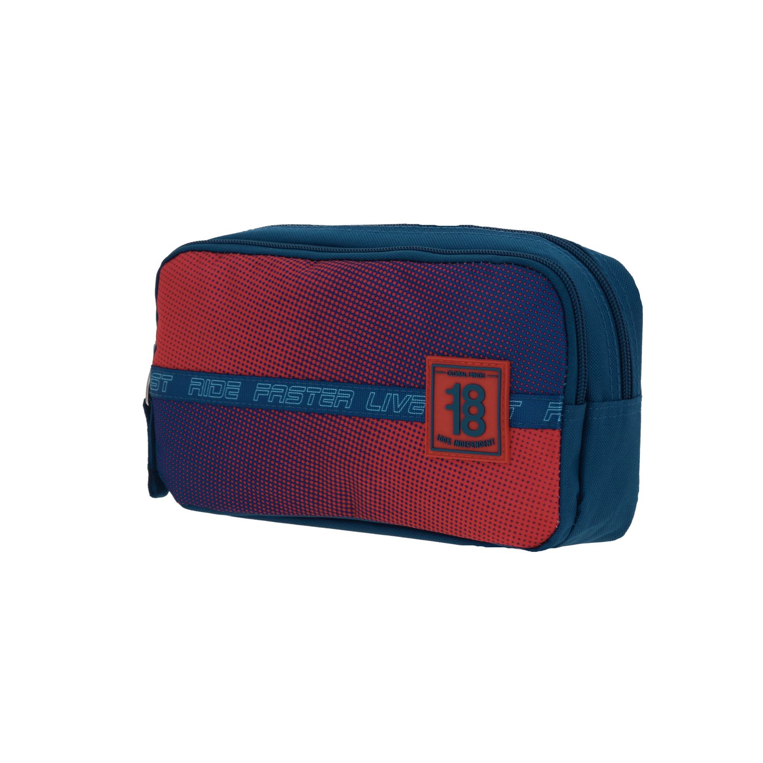 Lapicera escolar 1818 by Chenson azul con doble compartimento 2