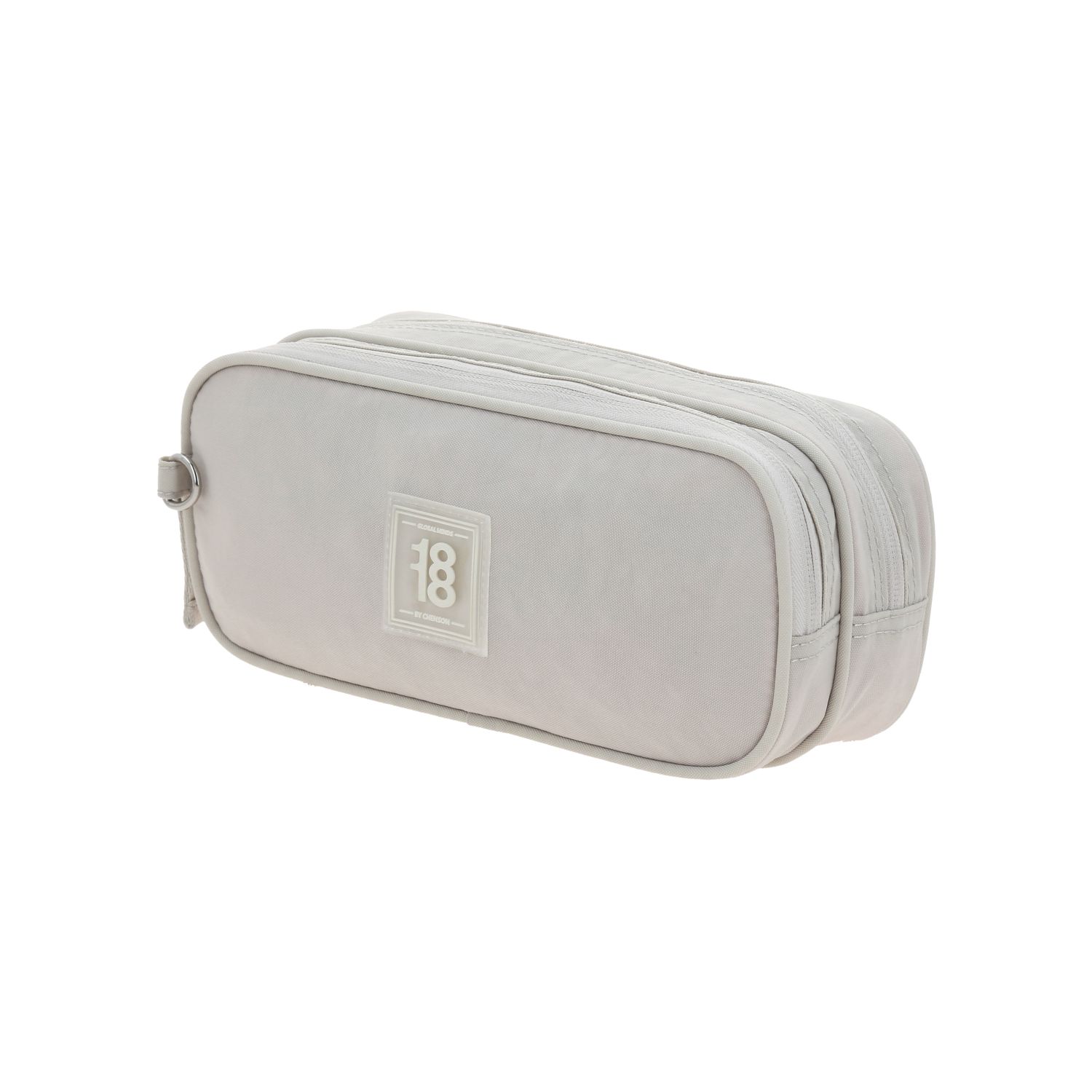 Lapicera escolar 1818 by Chenson beige con doble compartimento para jóvenes 2