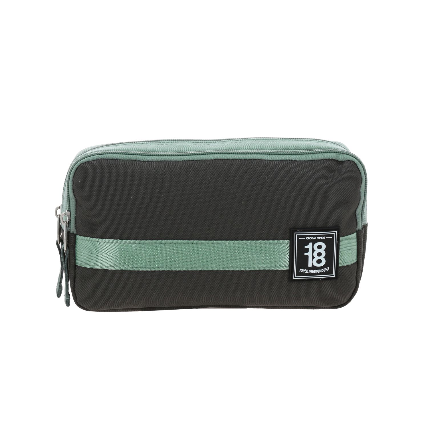 Lapicera escolar 1818 by Chenson en gris con doble compartimento