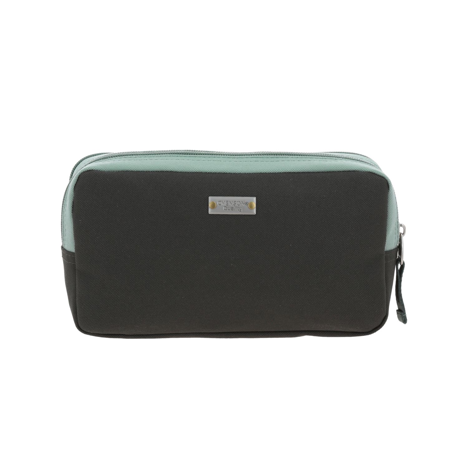 Lapicera escolar 1818 by Chenson en gris con doble compartimento 4