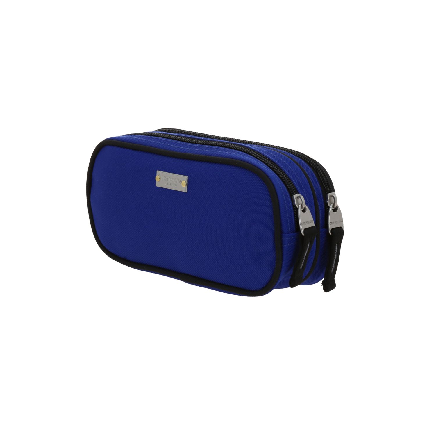 Lapicera escolar azul Chenson Clásico con doble compartimento y cierre 5