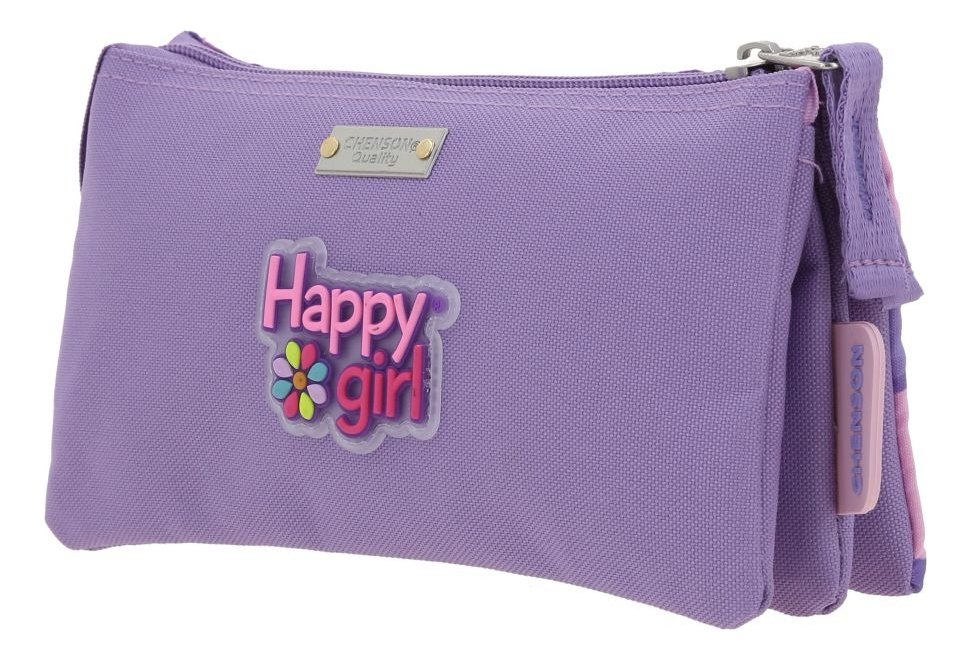 Lapicera Escolar Chenson Bagster Hg70174-u Color Morado Niña 4