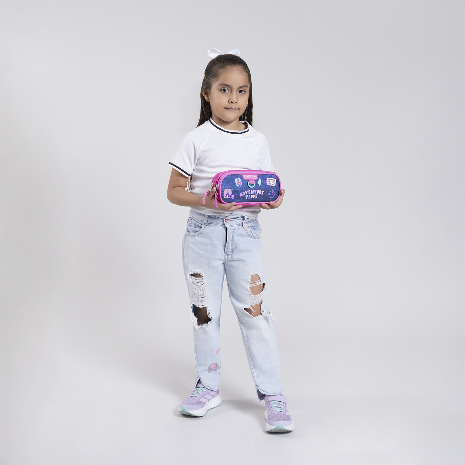 Lapicera escolar Chenson Clásico multicolor con doble compartimento - vista 2