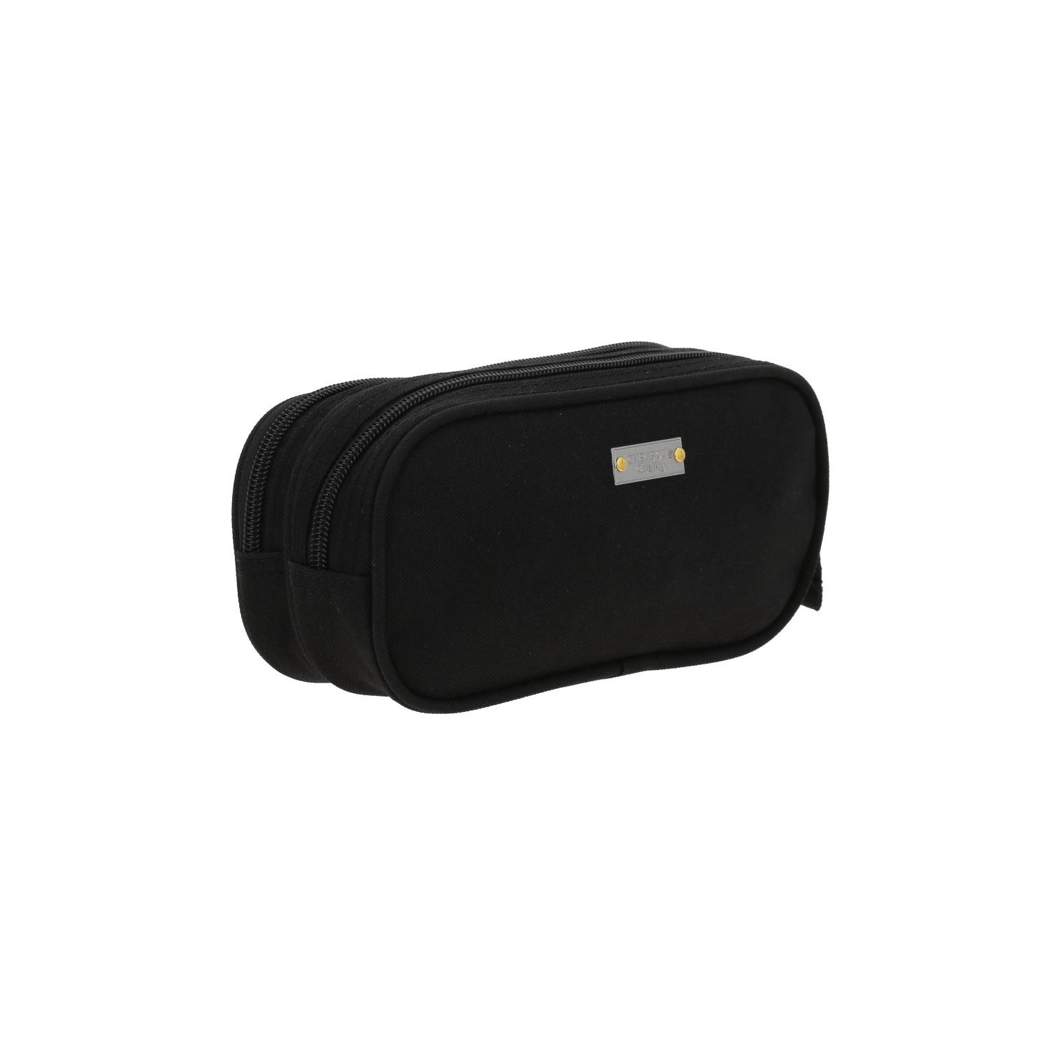 Lapicera escolar Chenson Clásico negra con doble compartimento | Estuche ideal 3