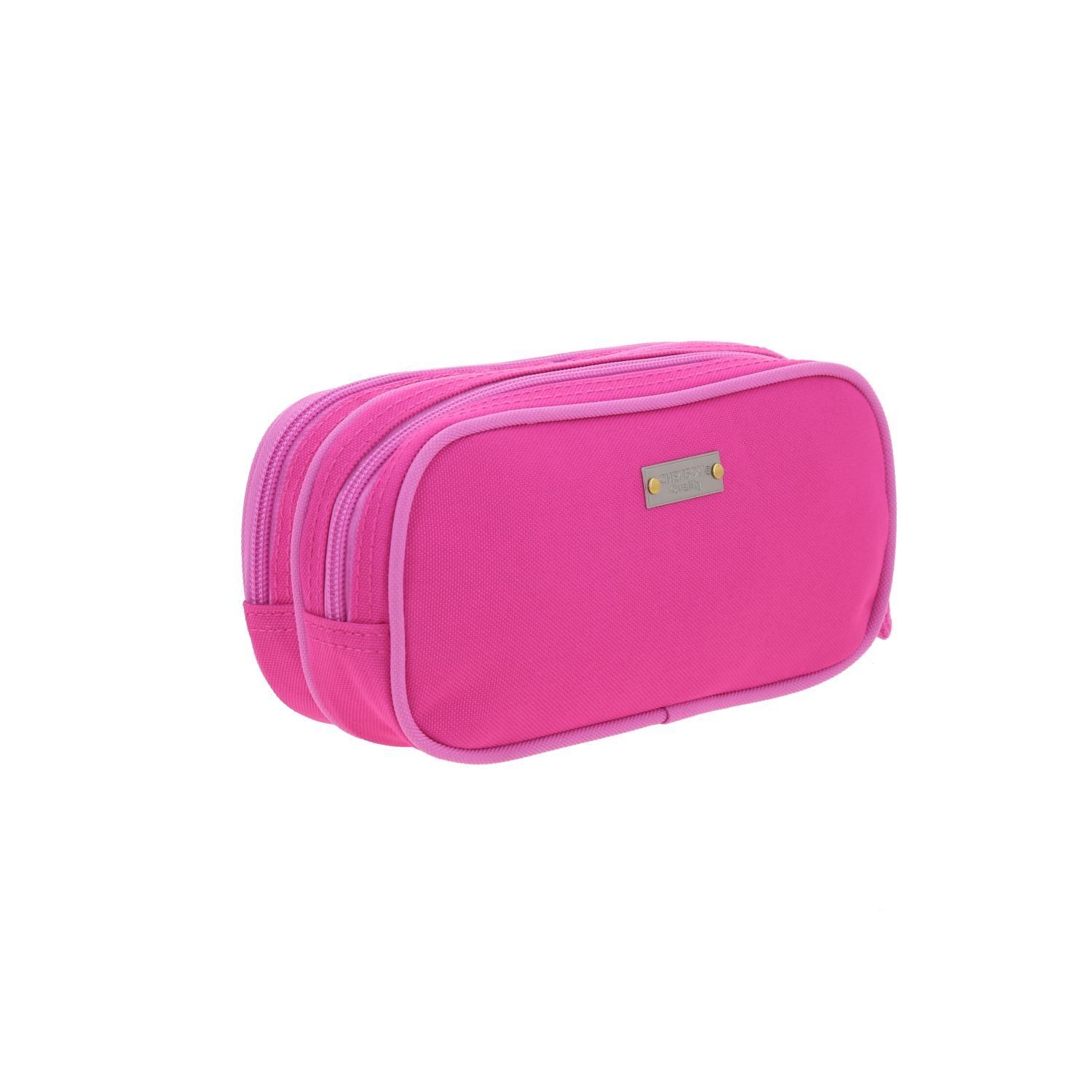 Lapicera escolar Chenson Clásico rosa con doble compartimento para niños 3