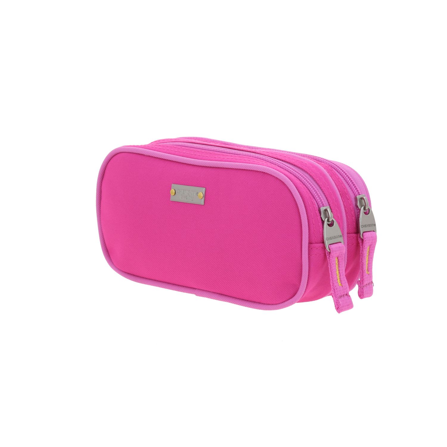 Lapicera escolar Chenson Clásico rosa con doble compartimento para niños 5