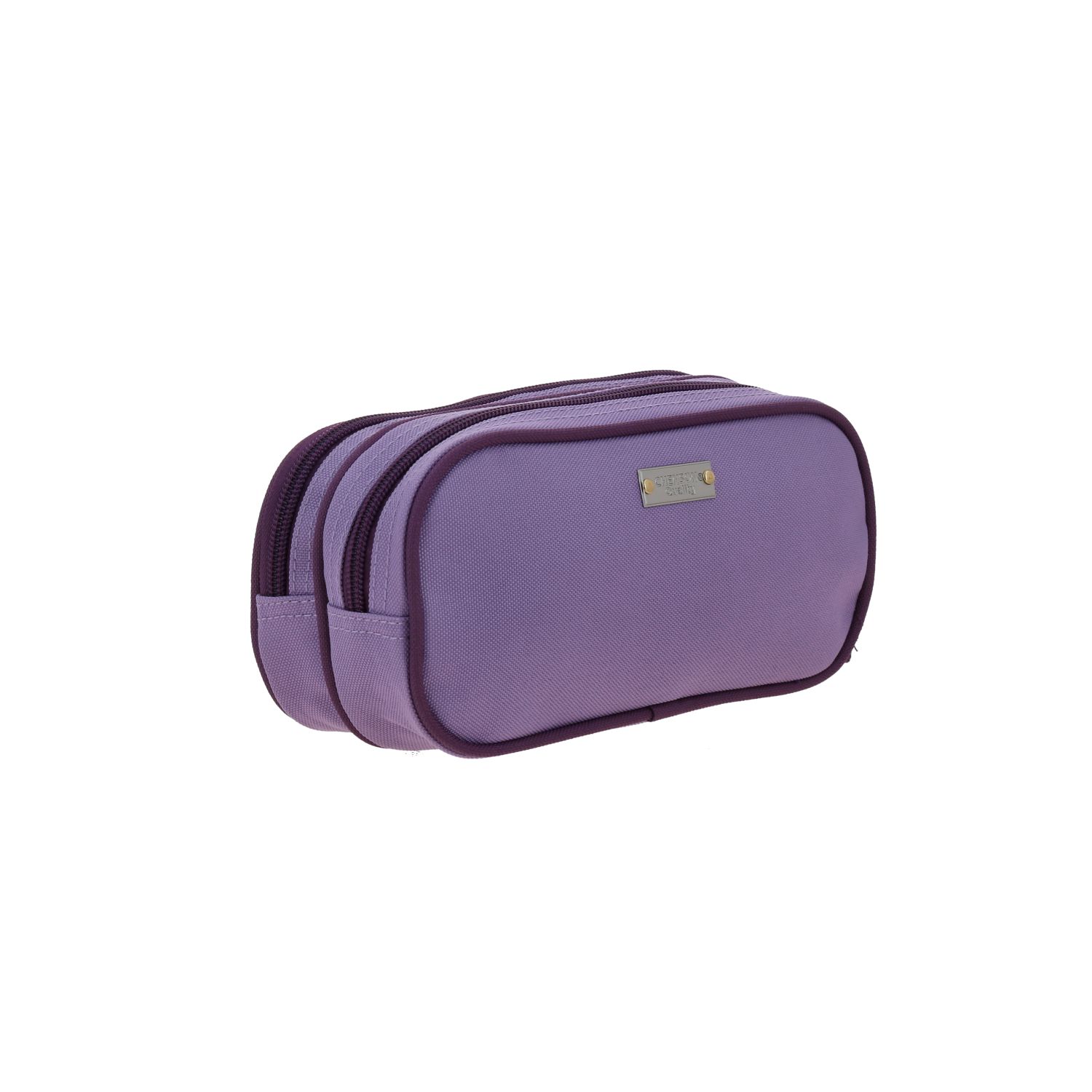Lapicera escolar Chenson Clásico violeta con doble compartimento 3