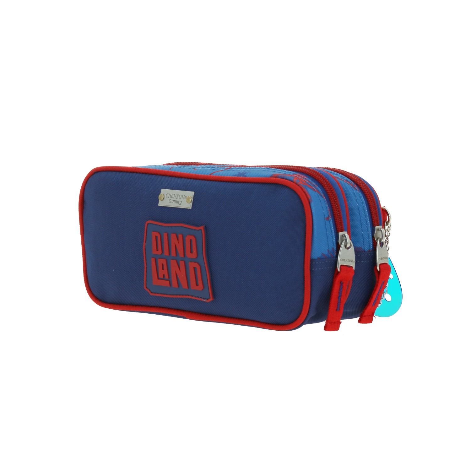 Lapicera escolar Chenson Original azul con doble compartimento 5