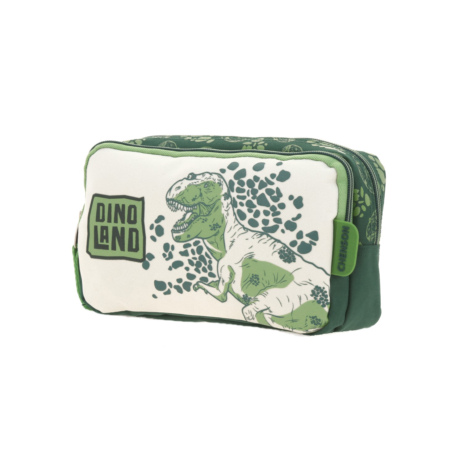 Lapicera escolar Chenson Original verde con doble compartimento ideal para primaria 2