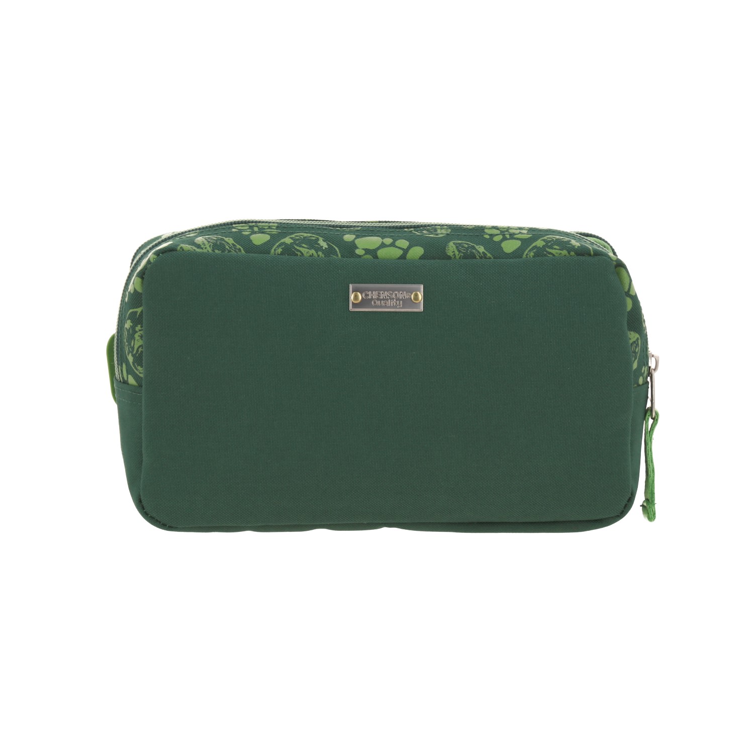 Lapicera escolar Chenson Original verde con doble compartimento ideal para primaria 4