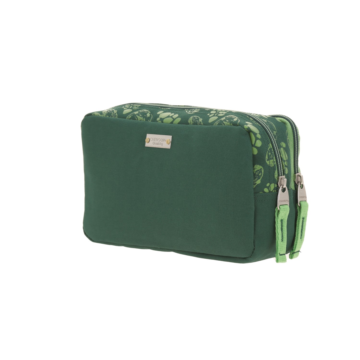 Lapicera escolar Chenson Original verde con doble compartimento ideal para primaria 5