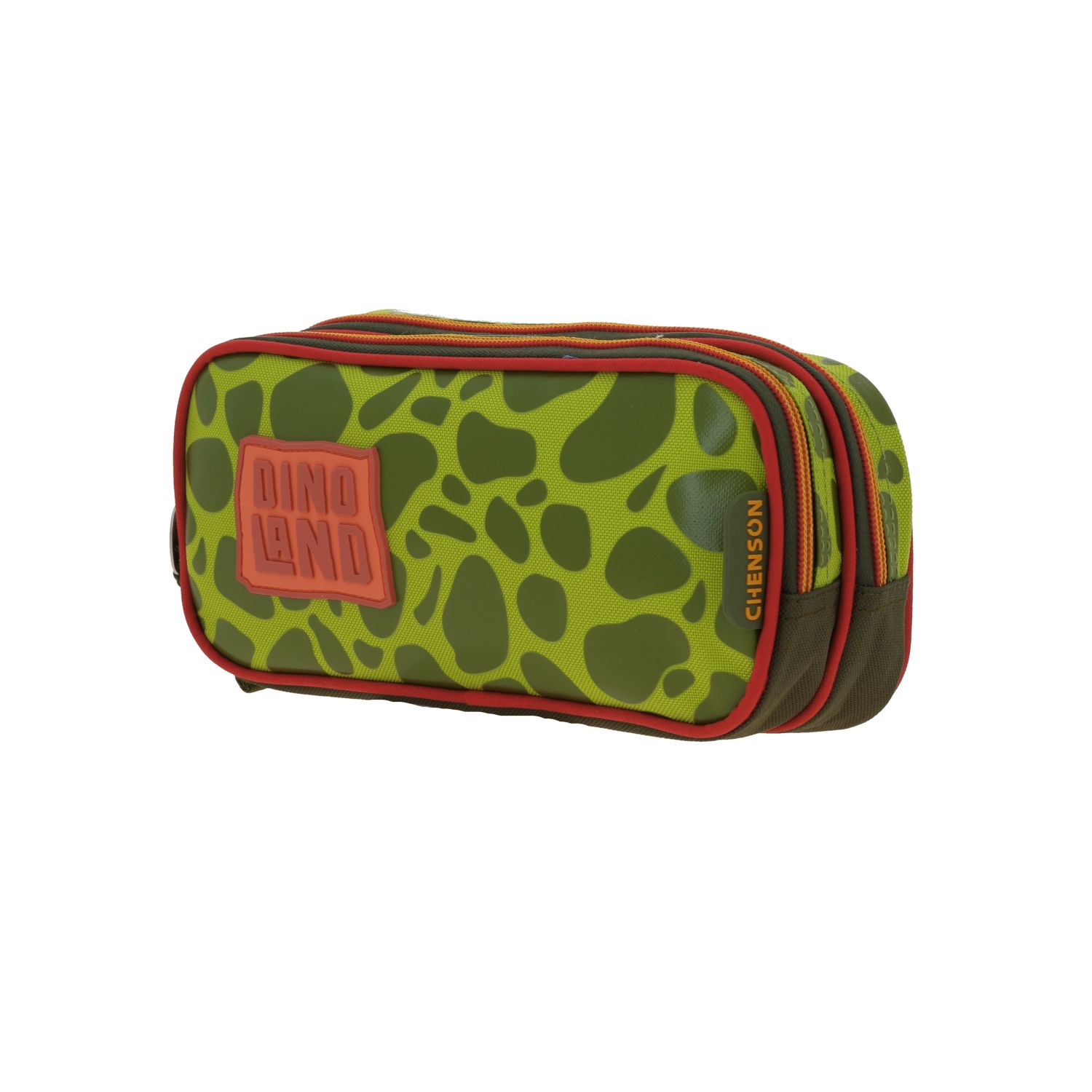 Lapicera escolar Chenson Original verde con doble compartimento para niños 2