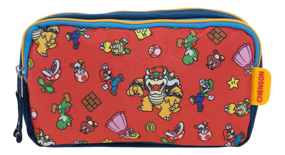 Lapicera Escolar Chenson Super Mario Palac Mb70522-9 Rojo