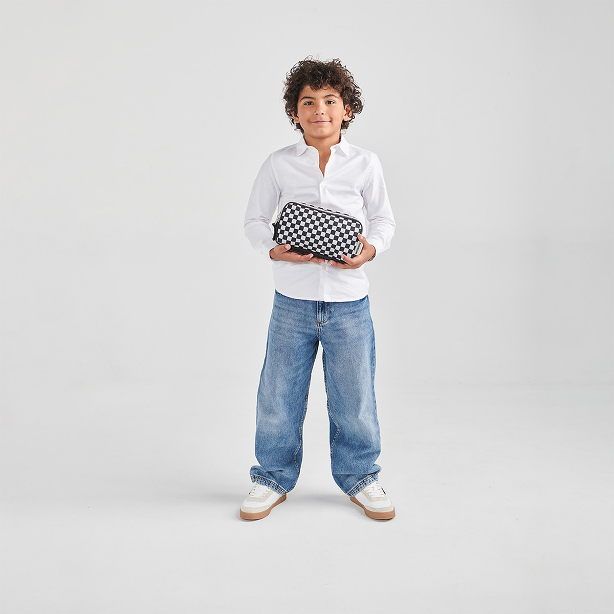 Lapicera Escolar Chenson Tart Co70761-3 Niños Diseno Cuadros - vista 2