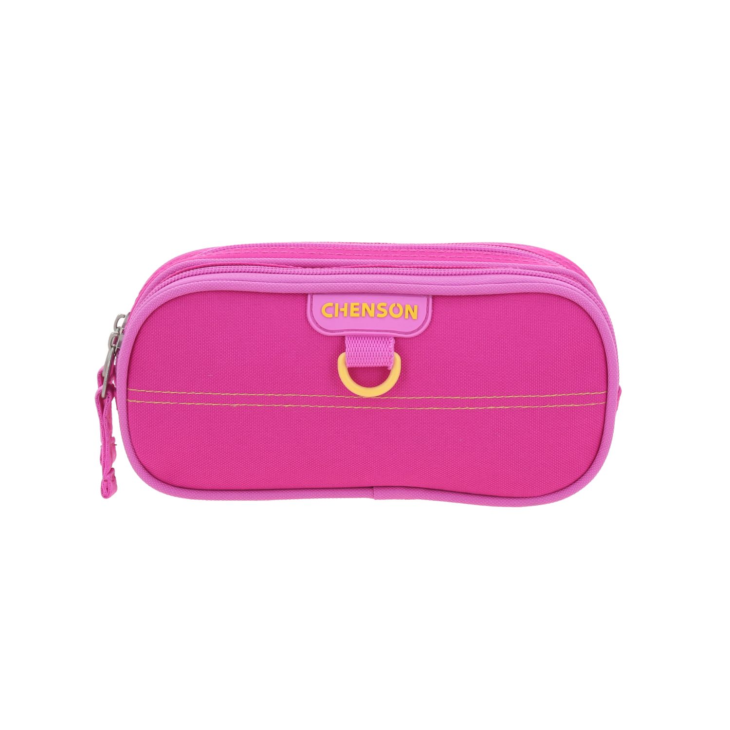 Lapicera escolar fucsia Chenson Clásico con doble compartimento