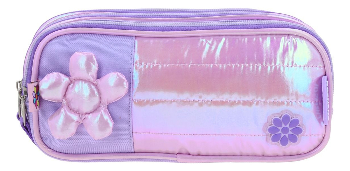 Lapicera Escolar Happy Girl Flof Hg70330-v Color Lila Flor