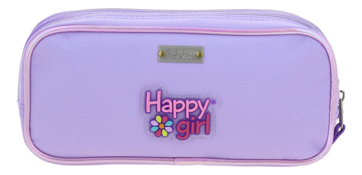 Lapicera Escolar Happy Girl Flof Hg70330-v Color Lila Flor 5
