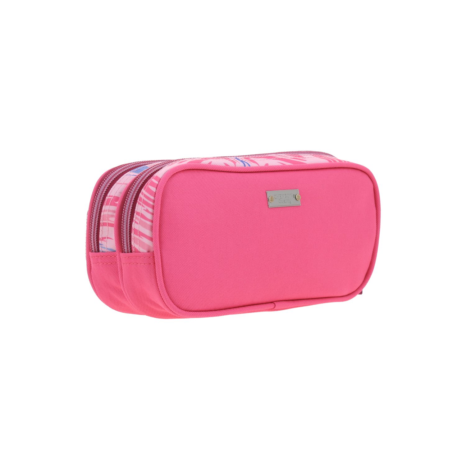 Lapicera escolar Happy Girl Rosa para niña – Estuche con doble compartimento 3