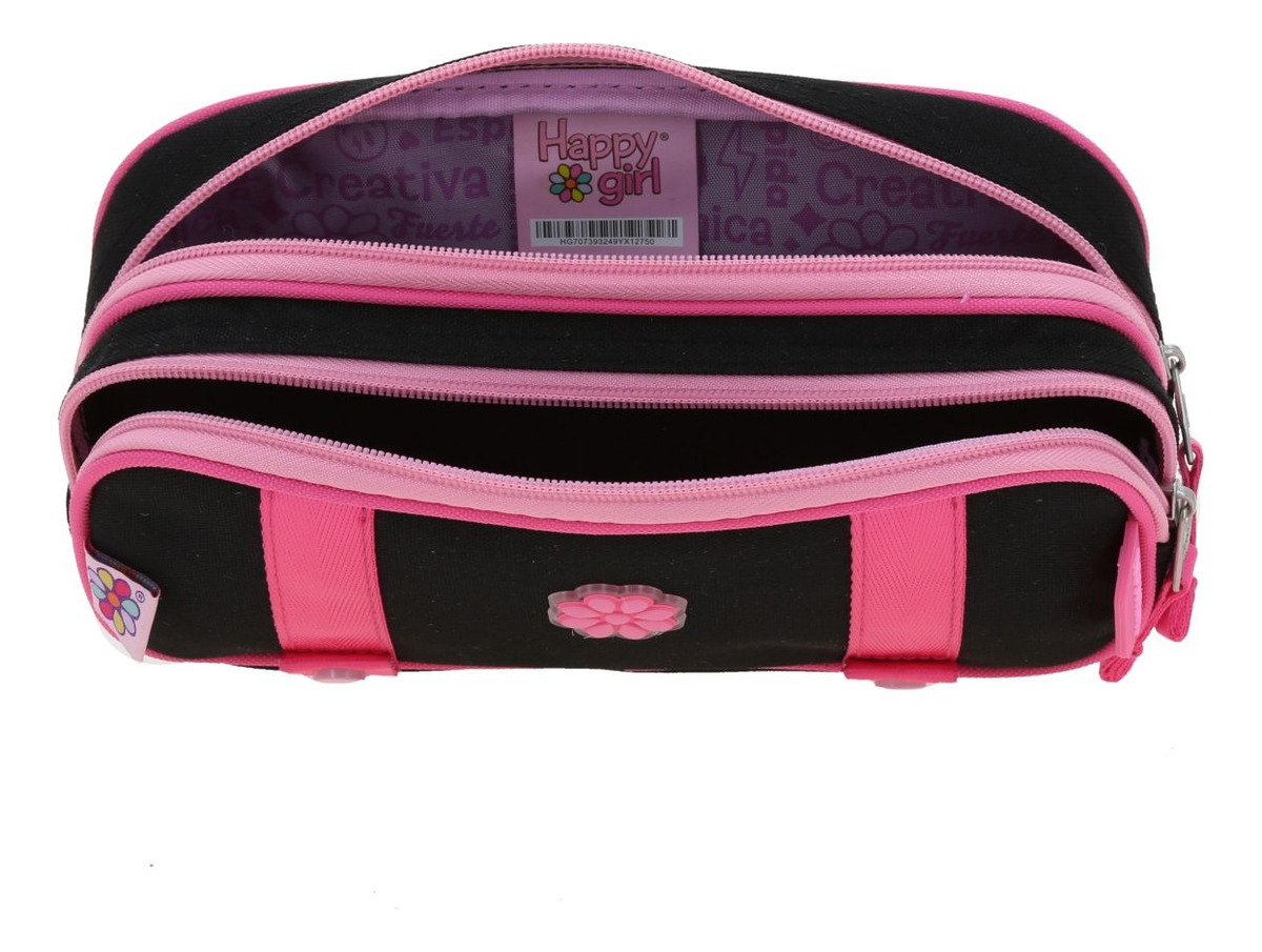Lapicera Escolar Happy Girl Strong Hg70739-3 Color Negro Lis 5