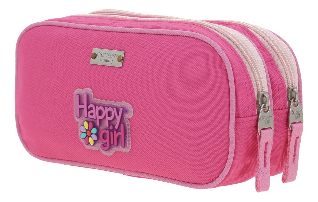 Lapicera Escolar Happy Girl Strong Hg70739-p Color Rosa Lisa 4