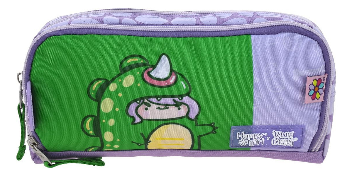 Lapicera Escolar Happy Girl Vania Bachur Vani Vb70703-v Color Lila